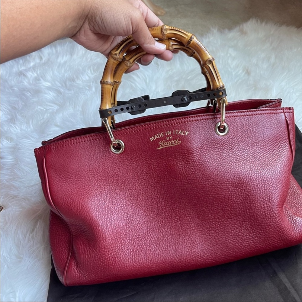 Authentic Gucci Bamboo Handle Bag